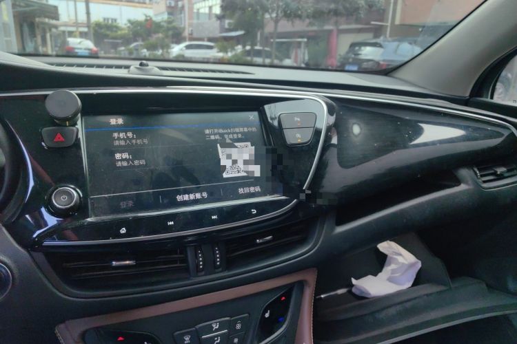 Used Buick Envision 2021 532T Two-Wheel-Drive Elite Version Audio And AC Panel