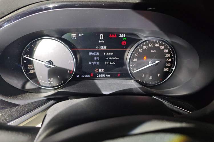 Used Buick Envision 2021 Encore Plus Avenir Aivia 7-Seater Edition Odometer Close Up