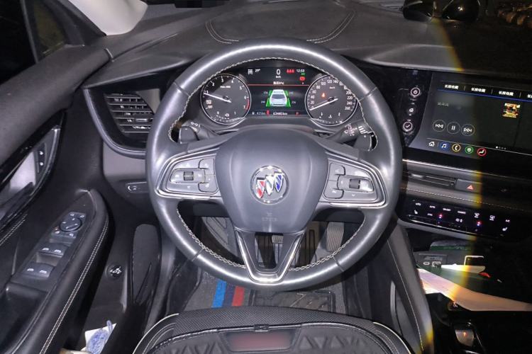 Used Buick Envision 2021 Encore Plus 652T Five-Seat All-Wheel-Drive Luxury Model Steering Wheel