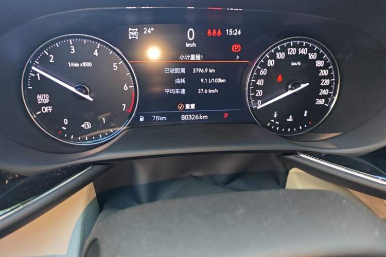 Used Buick Envision 2021 Encore Plus Avenir Aivia 7-Seater Edition Odometer Close Up
