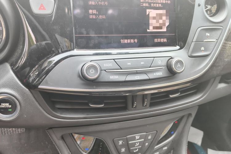 Used Buick Envision 2021 532T Two-Wheel-Drive Leading Version Audio And AC Panel