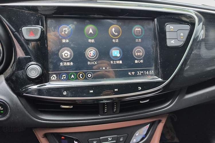 Used Buick Envision 2021 532T Two-Wheel-Drive Luxury Version Audio And AC Panel