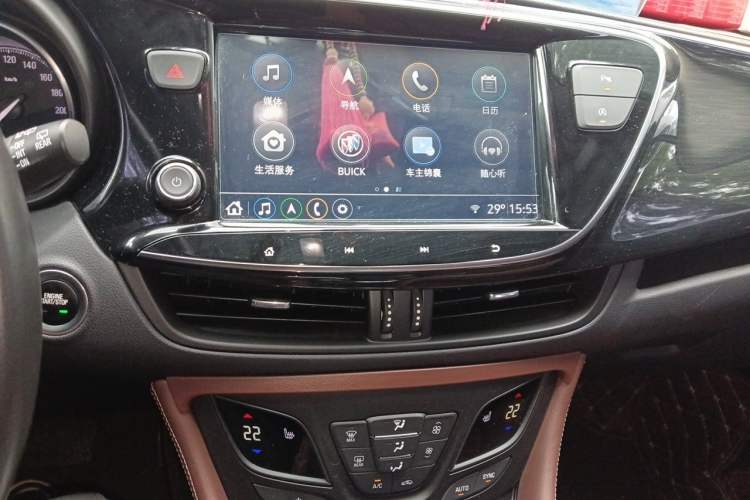 Used Buick Envision 2021 532T Two-Wheel-Drive Elite Version Audio And AC Panel
