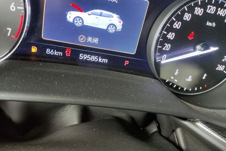Used Buick Envision 2021 Encore Plus 652T Five-Seat Luxury Model Instrument Cluster