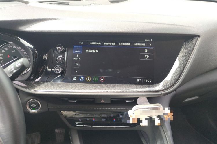 Used Buick Envision 2022 Facelift Encore S 552T Two-Wheel-Drive Luxury Model Audio And AC Panel