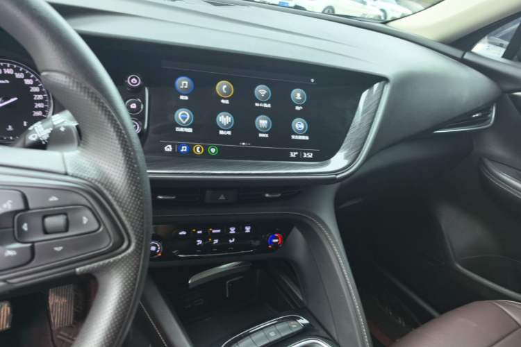 Used Buick Envision 2022 Encore S 552T Two-Wheel Drive Elite Model Audio And AC Panel