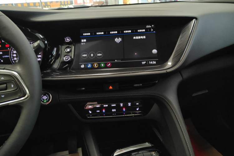 Used Buick Envision 2022 Facelift Encore S 552T Two-Wheel-Drive Luxury Model Audio And AC Panel