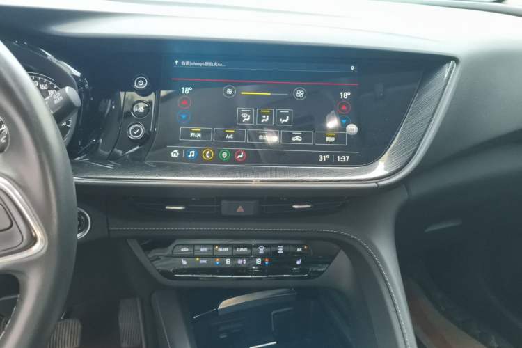 Used Buick Envision 2022 Facelift Encore S 552T Two-Wheel-Drive Luxury Model Audio And AC Panel