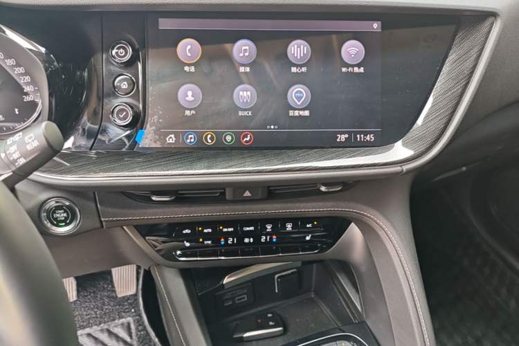 Used Buick Envision 2022 Encore S 552T Two-Wheel-Drive Luxury Model Audio And AC Panel