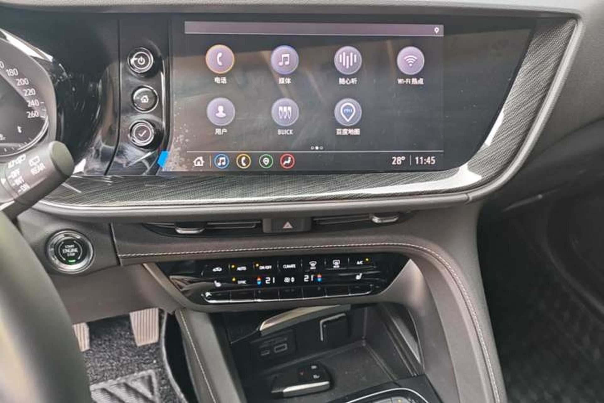 Used Buick Envision 2022 Encore S 552T Two-Wheel-Drive Luxury Model Audio And AC Panel