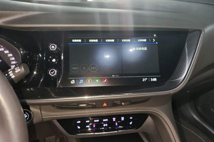 Used Buick Envision 2022 Encore Plus 652T Five-Seat Luxury Model Audio And AC Panel