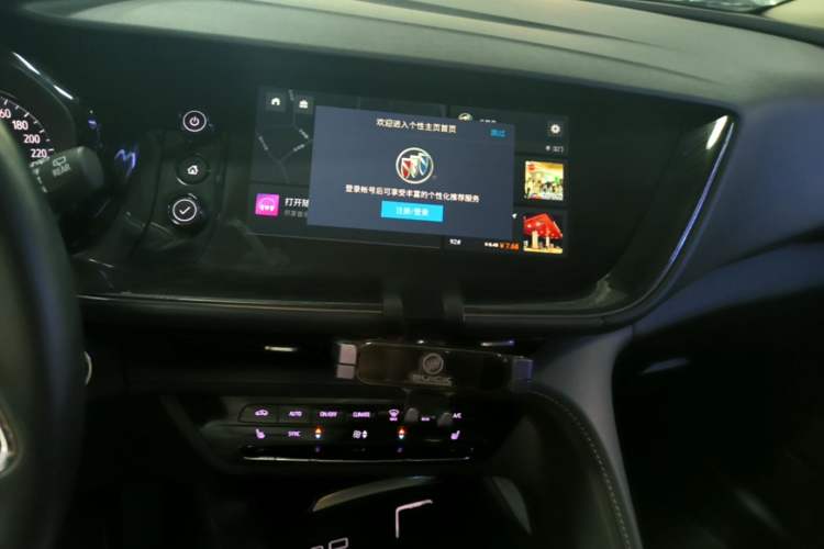 Used Buick Envision 2022 Encore S 552T Two-Wheel-Drive Luxury Model Audio And AC Panel