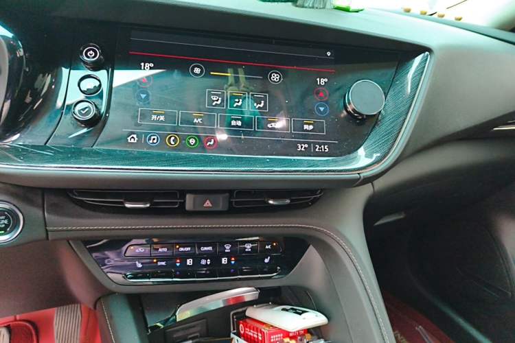 Used Buick Envision 2022 Encore S 652T Two-Wheel-Drive Luxury Model Audio And AC Panel