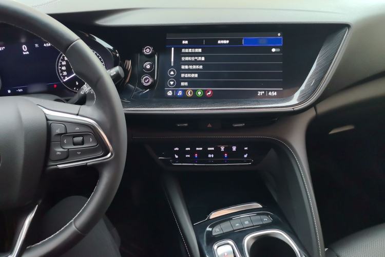 Used Buick Envision 2022 Facelift Encore S 552T Two-Wheel-Drive Luxury Model Audio And AC Panel