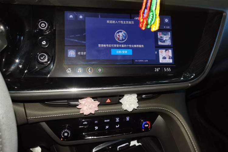 Used Buick Envision 2022 Encore S 552T Two-Wheel Drive Elite Model Audio And AC Panel