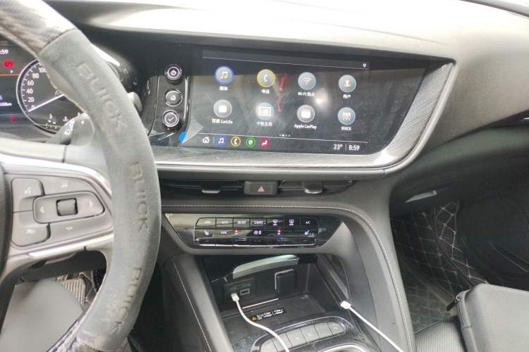 Used Buick Envision 2022 Facelift Encore S 552T Two-Wheel-Drive Luxury Model Audio And AC Panel