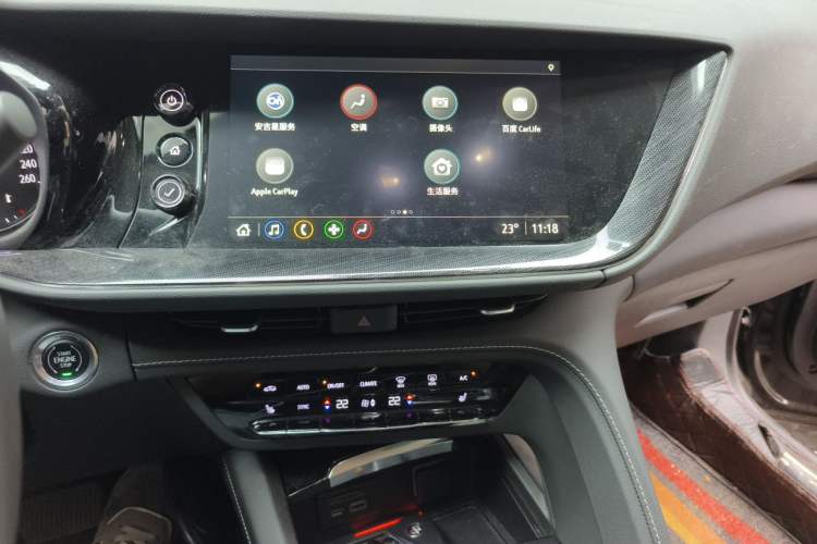 Used Buick Envision 2022 Encore Plus 652T Five-Seat Luxury Model Audio And AC Panel