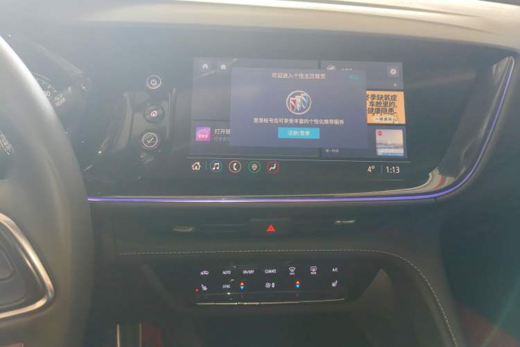 Used Buick Envision 2022 Encore S GS Two-Wheel Drive Smart Sport Model Audio And AC Panel