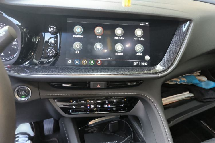 Used Buick Envision 2022 Facelift Encore S 652T Two-Wheel-Drive Luxury Model Audio And AC Panel