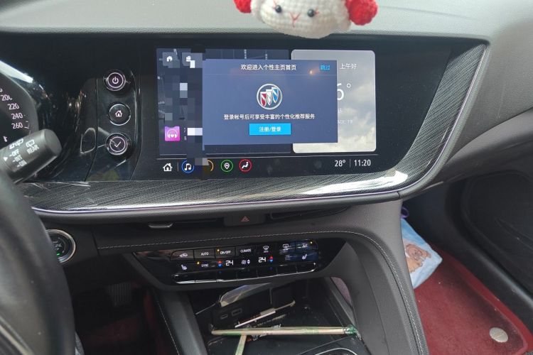 Used Buick Envision 2022 Encore Plus 652T Five-Seat Luxury Model Audio And AC Panel