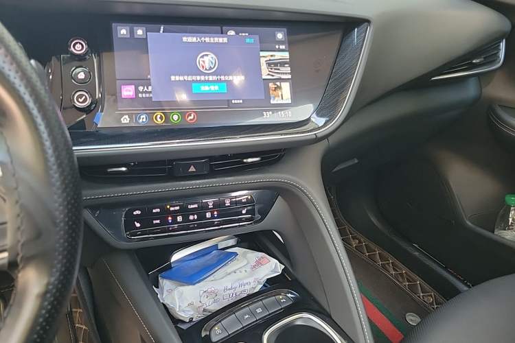 Used Buick Envision 2022 Encore Plus 652T Five-Seat Luxury Model Audio And AC Panel
