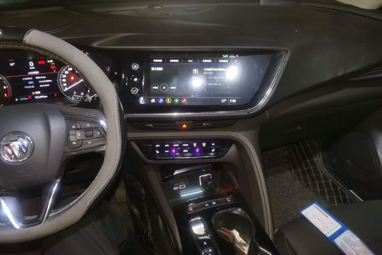 Used Buick Envision 2022 Facelift Encore S 552T Two-Wheel-Drive Luxury Model Audio And AC Panel