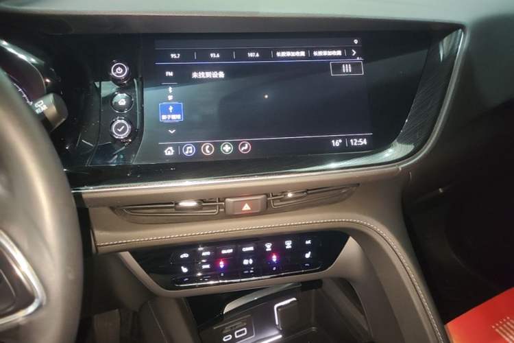 Used Buick Envision 2022 Encore Plus 652T Five-Seat Luxury Model Audio And AC Panel