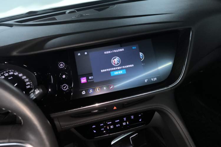 Used Buick Envision 2022 Facelift Encore S 552T Two-Wheel-Drive Luxury Model Audio And AC Panel