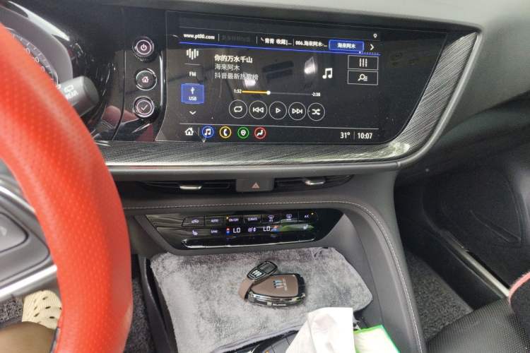 Used Buick Envision 2022 Facelift Encore Plus 552T Five-Seat Luxury Model Audio And AC Panel