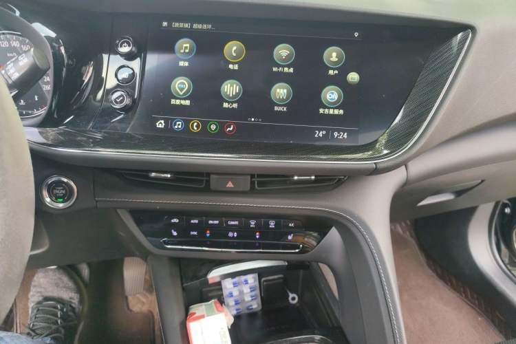 Used Buick Envision 2022 Encore S 552T Two-Wheel-Drive Luxury Model Audio And AC Panel