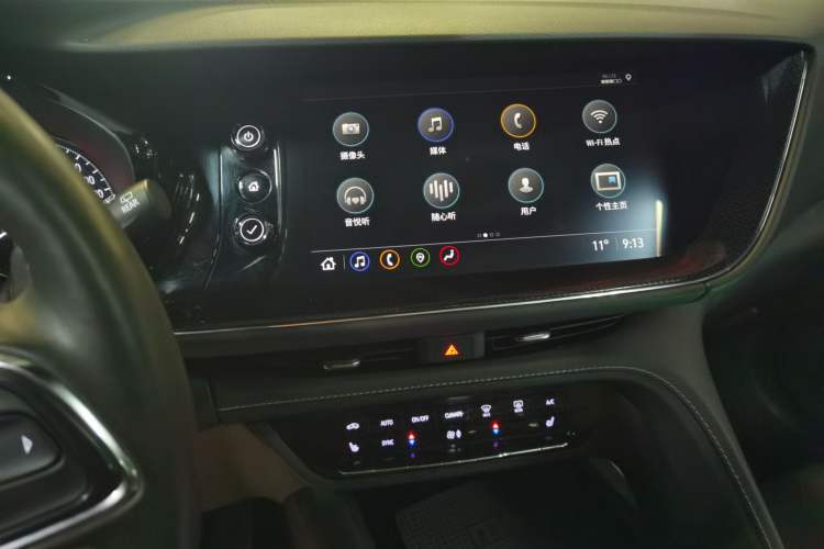 Used Buick Envision 2022 Encore Plus 652T Five-Seat Luxury Model Audio And AC Panel