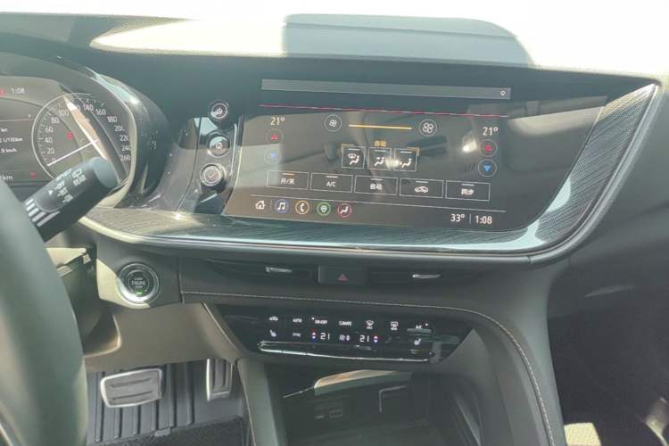 Used Buick Envision 2022 Encore S GS Two-Wheel Drive Smart Sport Model Audio And AC Panel