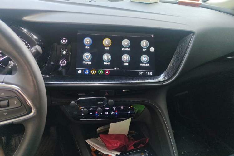 Used Buick Envision 2022 Facelift Encore S 552T Two-Wheel-Drive Luxury Model Audio And AC Panel