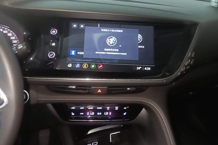 Used Buick Envision 2022 Encore S 552T Two-Wheel-Drive Luxury Model Audio And AC Panel