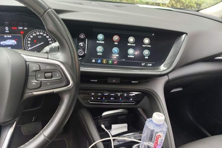 Used Buick Envision 2022 Facelift Encore S 552T Two-Wheel-Drive Luxury Model Audio And AC Panel