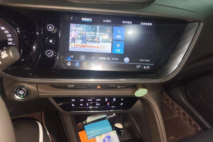 Used Buick Envision 2022 Encore Plus 552T Five-Seat Luxury Model Audio And AC Panel