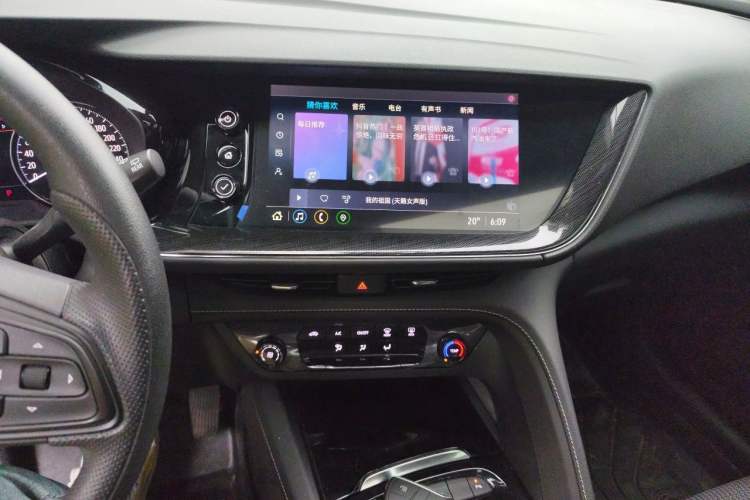 Used Buick Envision 2022 Encore S 652T Two-Wheel Drive Elite Model Audio And AC Panel