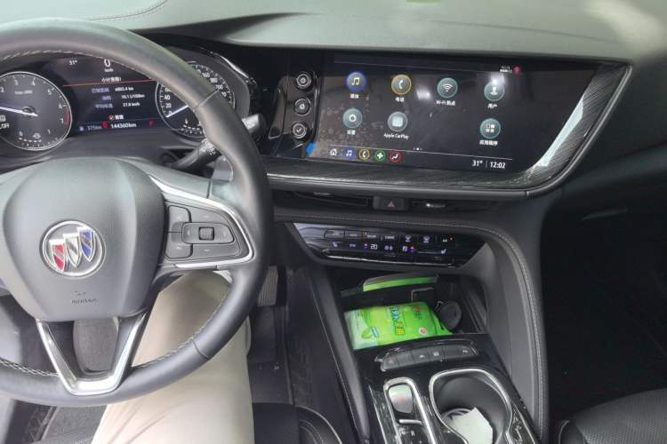 Used Buick Envision 2022 Encore Plus 652T Five-Seat Luxury Model Audio And AC Panel