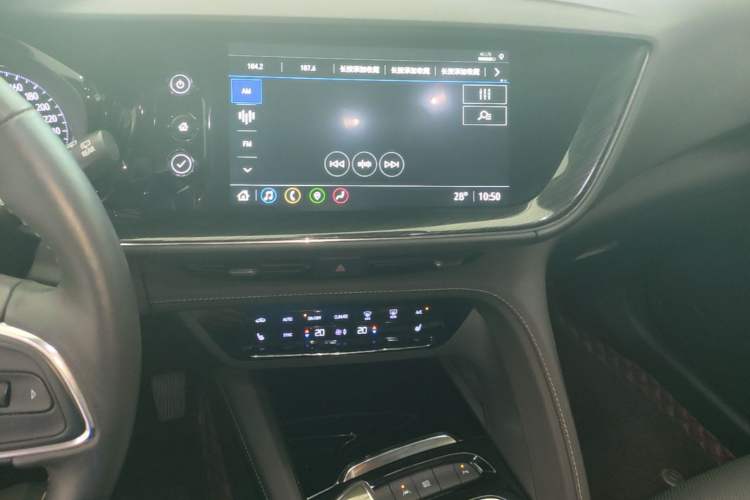 Used Buick Envision 2022 Encore Plus 652T Five-Seat Luxury Model Audio And AC Panel
