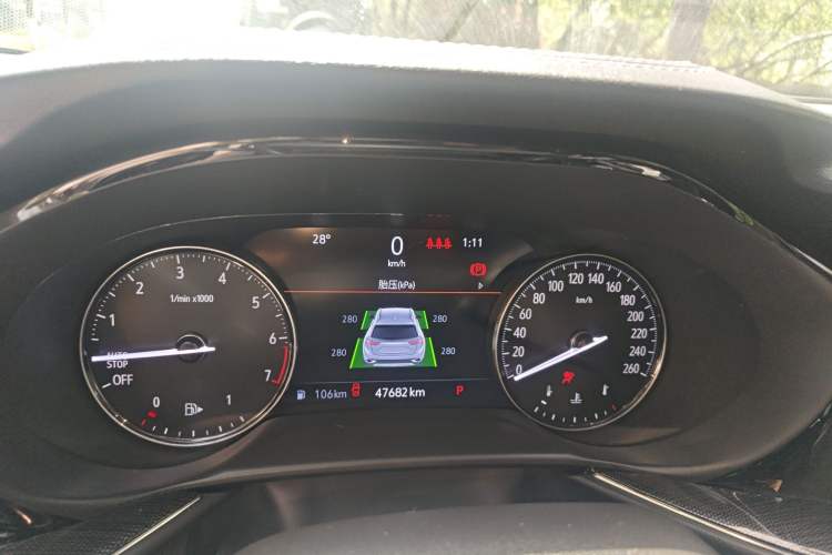 Used Buick Envision 2022 Encore S 552T Two-Wheel Drive Elite Model Instrument Cluster