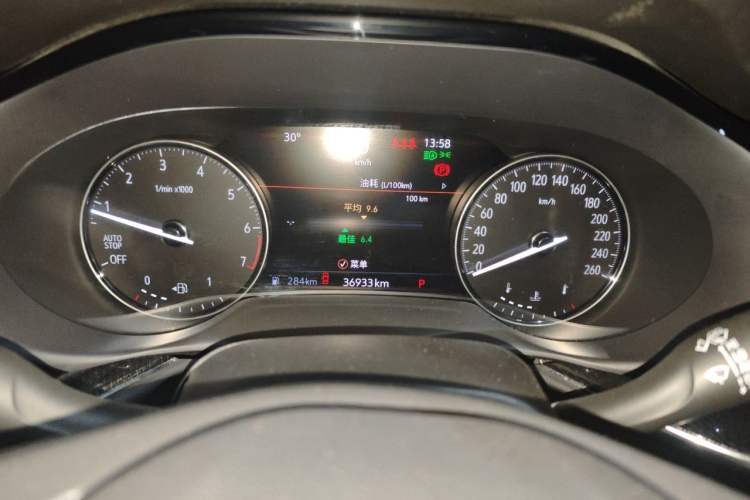 Used Buick Envision 2022 Encore Plus 652T Five-Seat Luxury Model Instrument Cluster