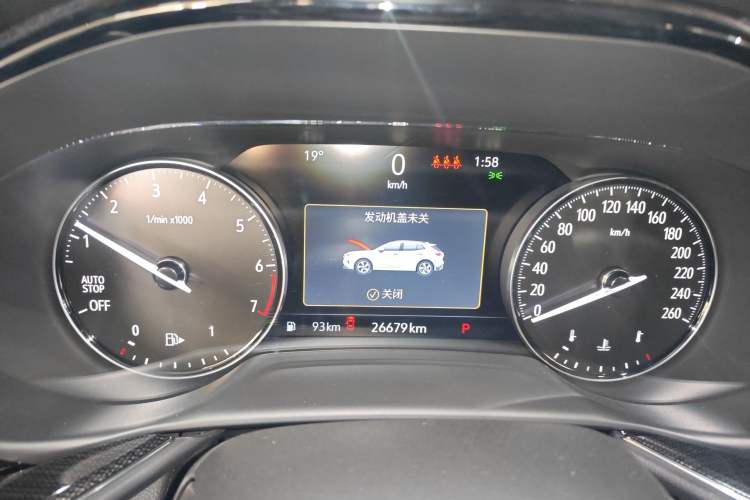 Used Buick Envision 2022 Facelift Encore S 652T Two-Wheel-Drive Luxury Model Instrument Cluster