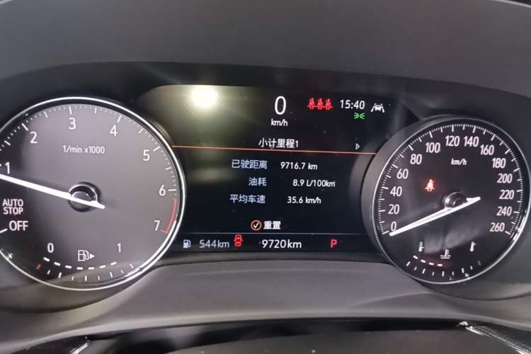 Used Buick Envision 2022 Facelift Encore S GS Two-Wheel Drive Smart Enjoyment Sporty Model Instrument Cluster