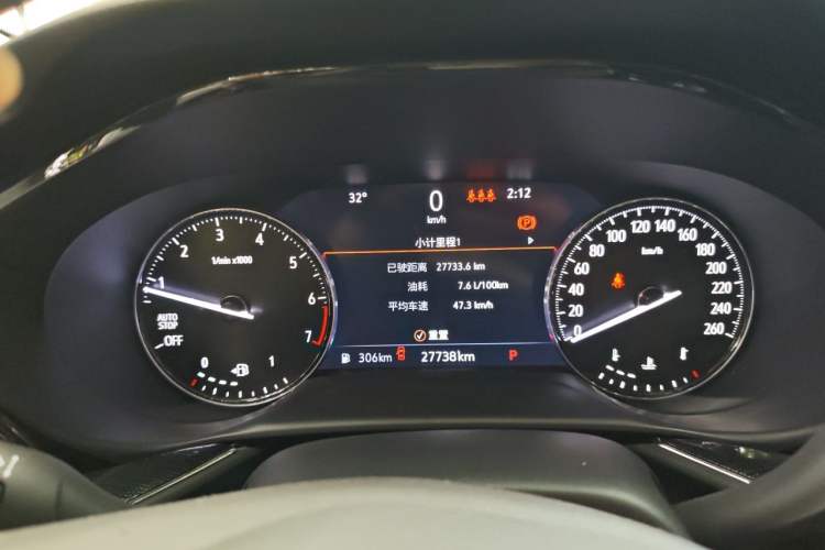 Used Buick Envision 2022 Encore Plus 652T Five-Seat Luxury Model Instrument Cluster