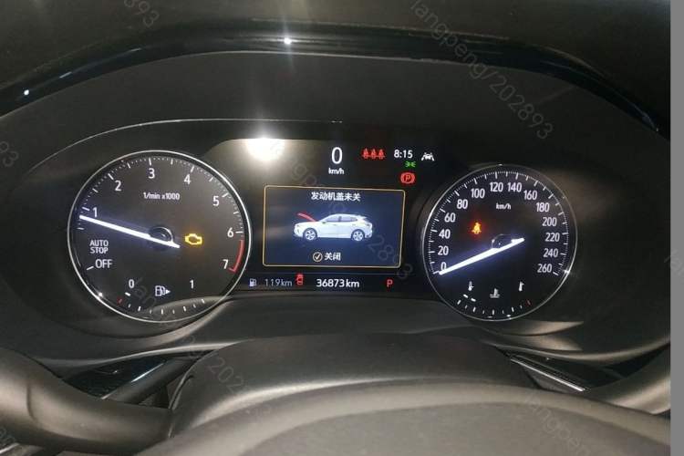 Used Buick Envision 2022 Encore S GS Two-Wheel Drive Smart Sport Model Instrument Cluster