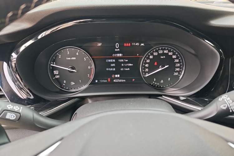Used Buick Envision 2022 Encore S 552T Two-Wheel-Drive Luxury Model Instrument Cluster