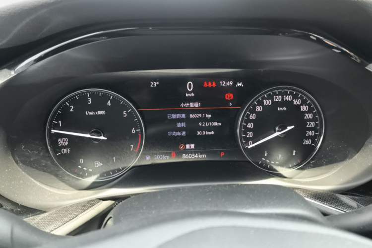 Used Buick Envision 2022 Facelift Encore S 552T Two-Wheel-Drive Luxury Model Instrument Cluster