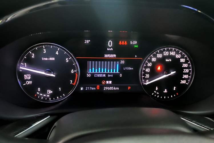 Used Buick Envision 2022 Encore S 552T Two-Wheel-Drive Luxury Model Instrument Cluster