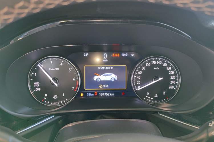 Used Buick Envision 2022 Encore Plus 652T Five-Seat Luxury Model Instrument Cluster