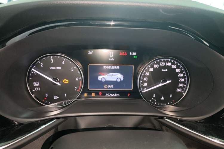 Used Buick Envision 2022 Encore S 552T Two-Wheel-Drive Luxury Model Instrument Cluster